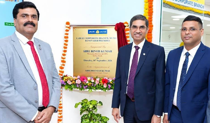 Indian Bank MD inaugurates newly renovated premises